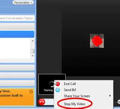 skype test call problems